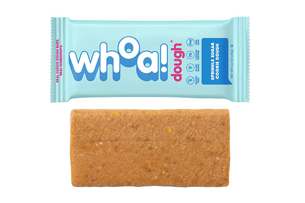 Review: Sprinkle Sugar Cookie Dough Bar From Whoa Dough - The Gluten Guide