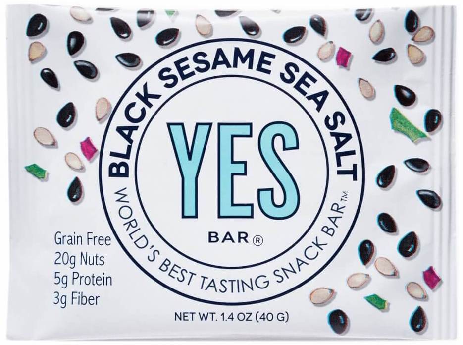 Review: Black Sesame and Sea Salt Bar from Yes Bar